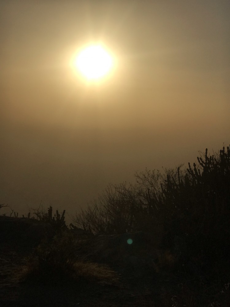 Sunset at mount Rajasthan
