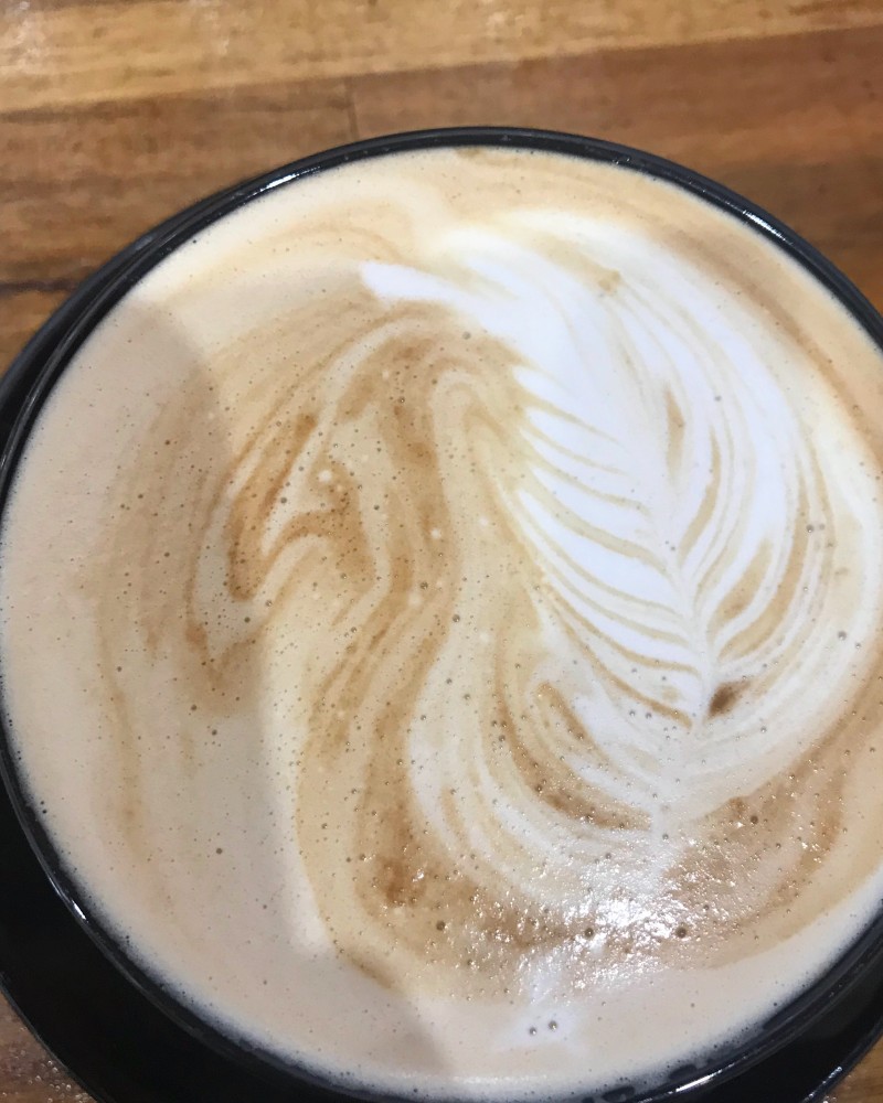 Some accidental latte art ������