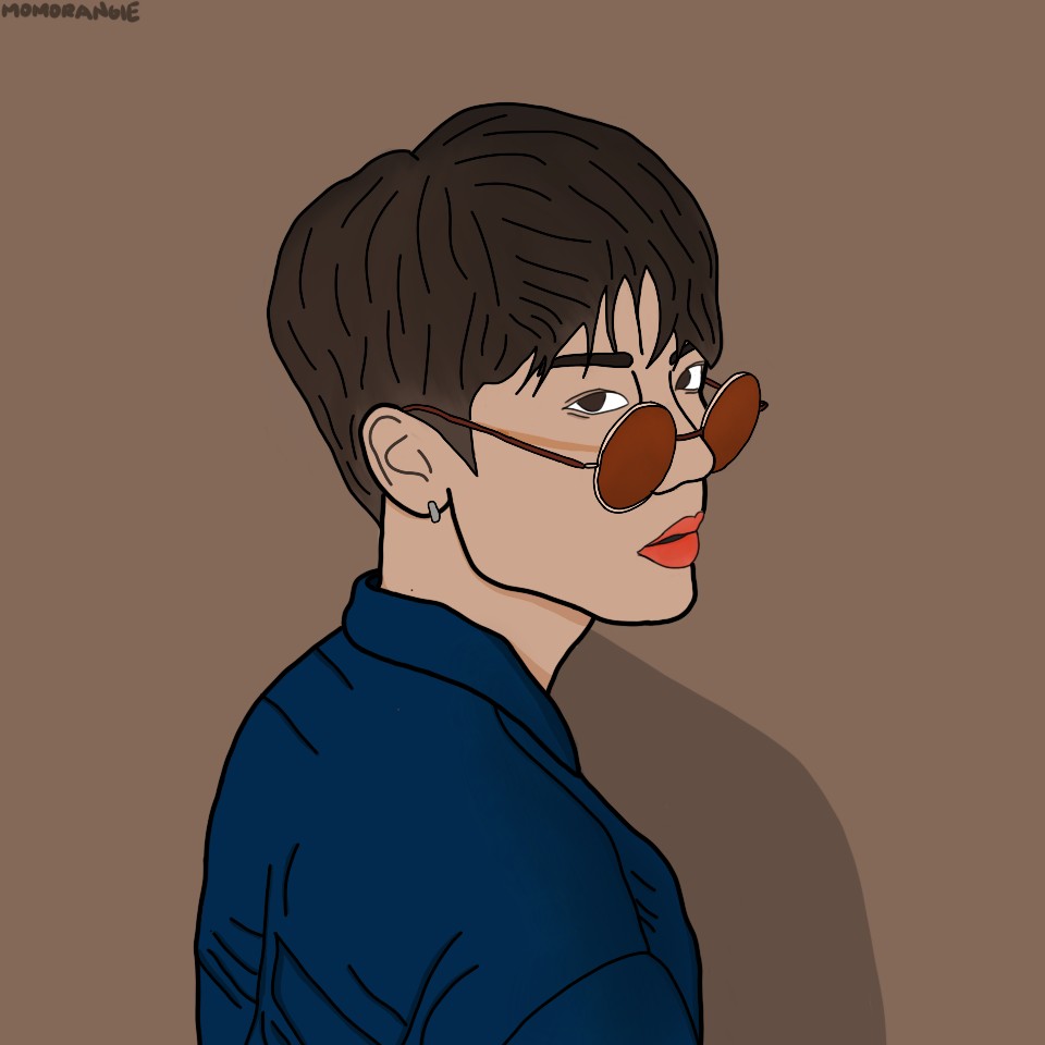 Vector Art, made my momorangie. Subject: Lin Yanjun
