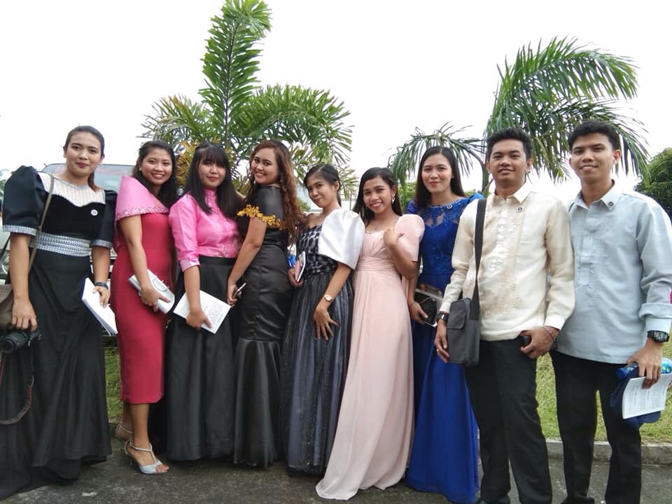 This photo was taken right after the Teachers' Oath in the PH. Shows here that we are wearing the Filipiniana and Barong which are PH's pride.