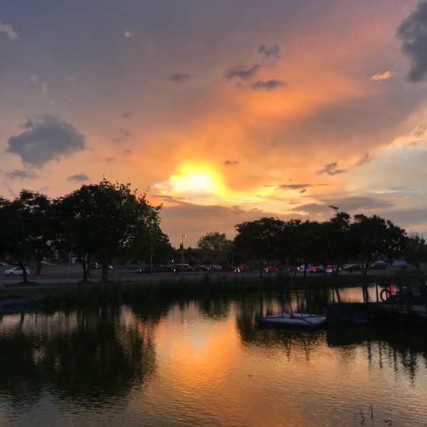 Sunset by the Lake ❤️