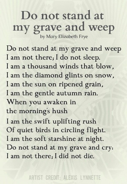 One of my favourite poems. 