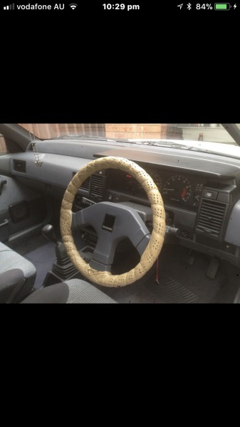 So we started from the basics with the steering wheel and the door cannards