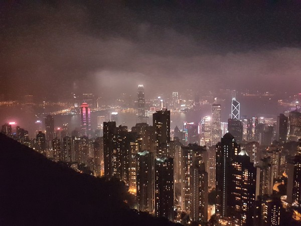 Last night in Hong Kong