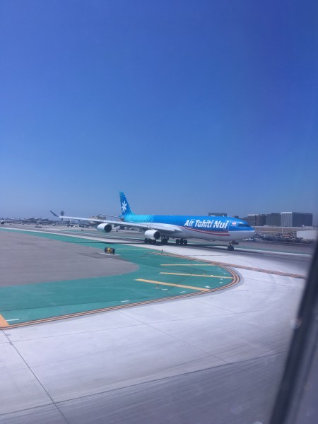 Airbus a340 at LAX 